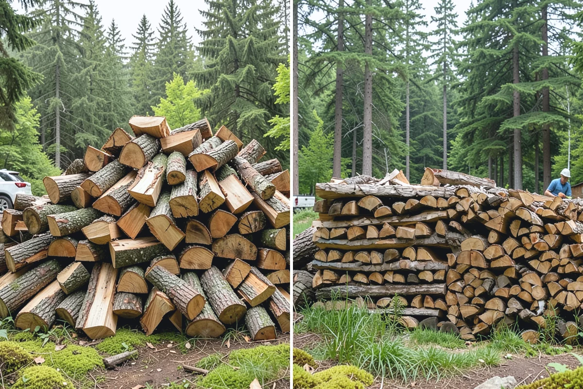Firewood Area Cleanup in Coupeville, Island County, WA - Assess the full firewood area and note all the material to clear