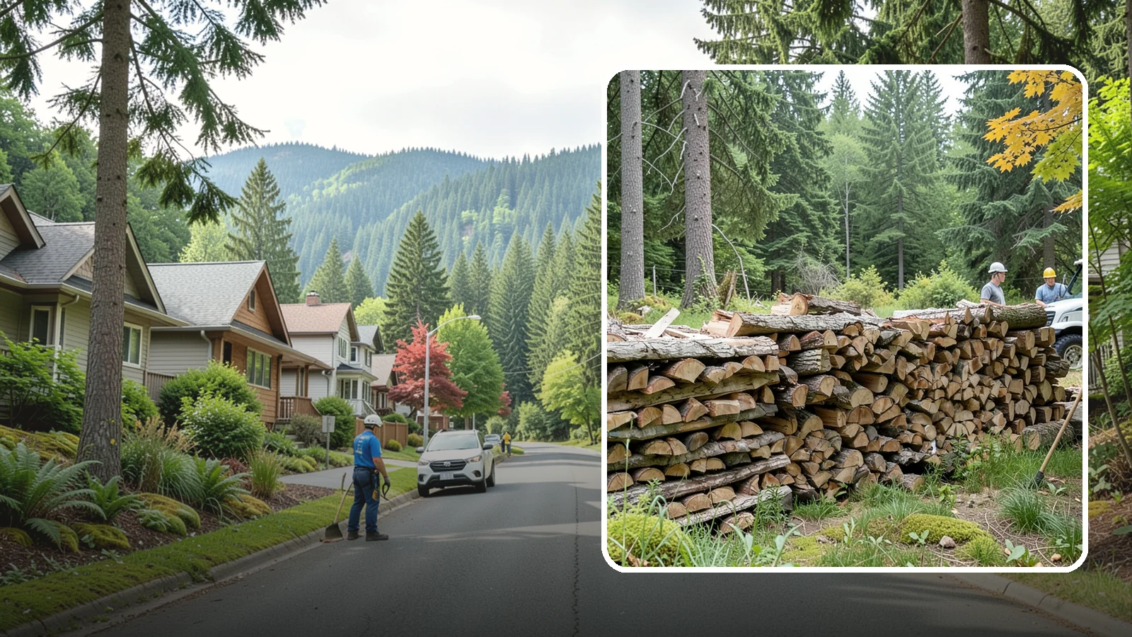 Firewood Area Cleanup in Darrington, Snohomish County, WA - We give your entire firewood zone a full reset, clearing debris, scraps, and clutter from top to bottom.