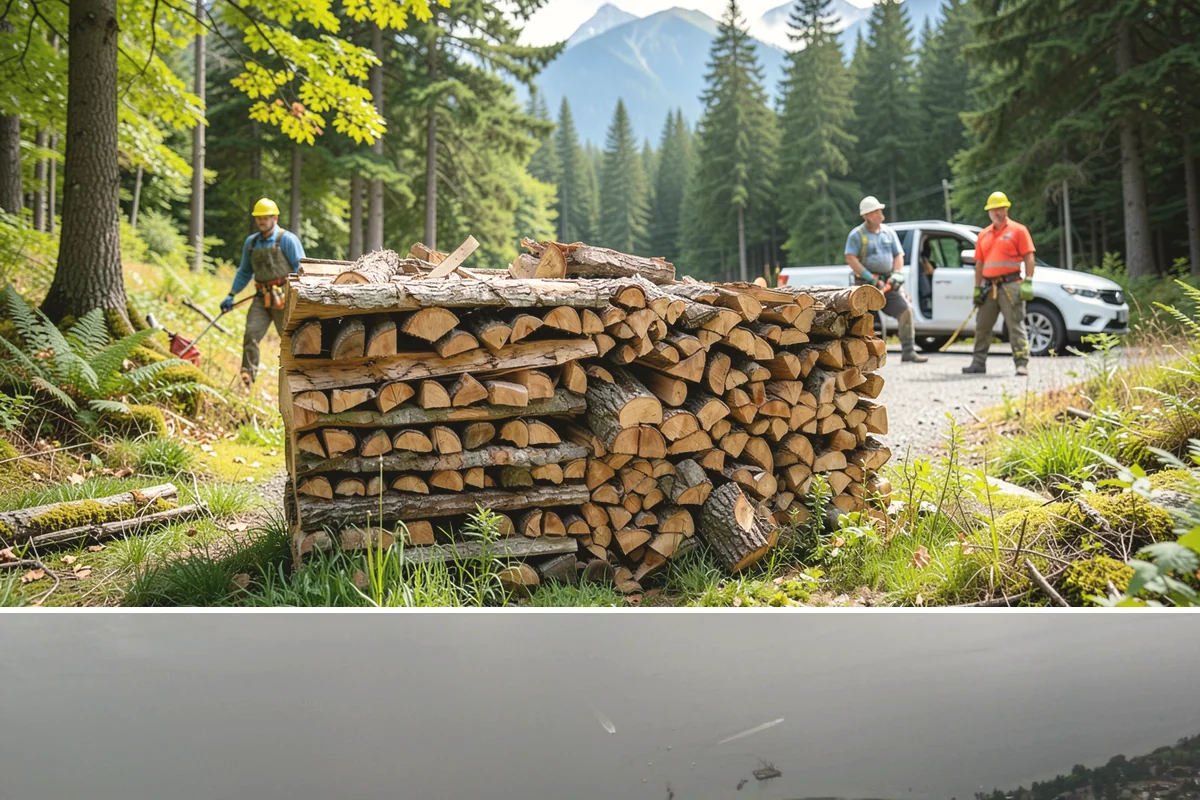 Firewood Area Cleanup in Des Moines, King County, WA - Early spring is the sweet spot for a full reset after winter, though a fall visit preps the space ahead of heating season.