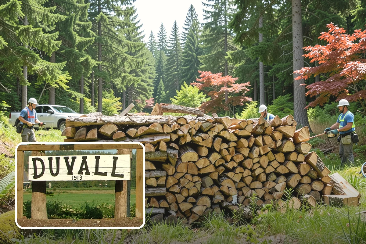 Firewood Area Cleanup in Duvall, King County, WA - Restores the whole firewood zone in one visit