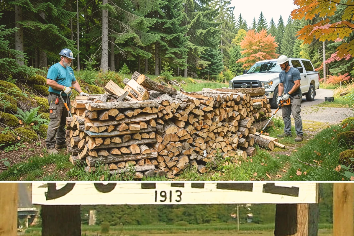 Firewood Area Cleanup in Duvall, King County, WA - Early spring is the sweet spot for a full reset after winter, though a fall visit preps the space ahead of heating season.