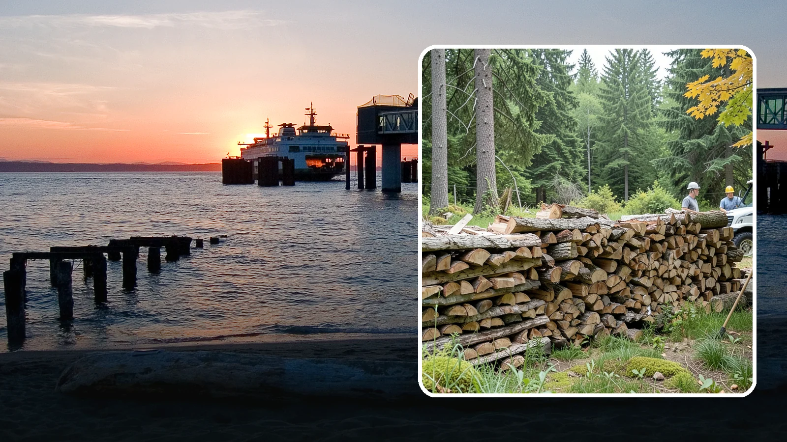 Firewood Area Cleanup in Edmonds, Snohomish County, WA - We give your entire firewood zone a full reset, clearing debris, scraps, and clutter from top to bottom.