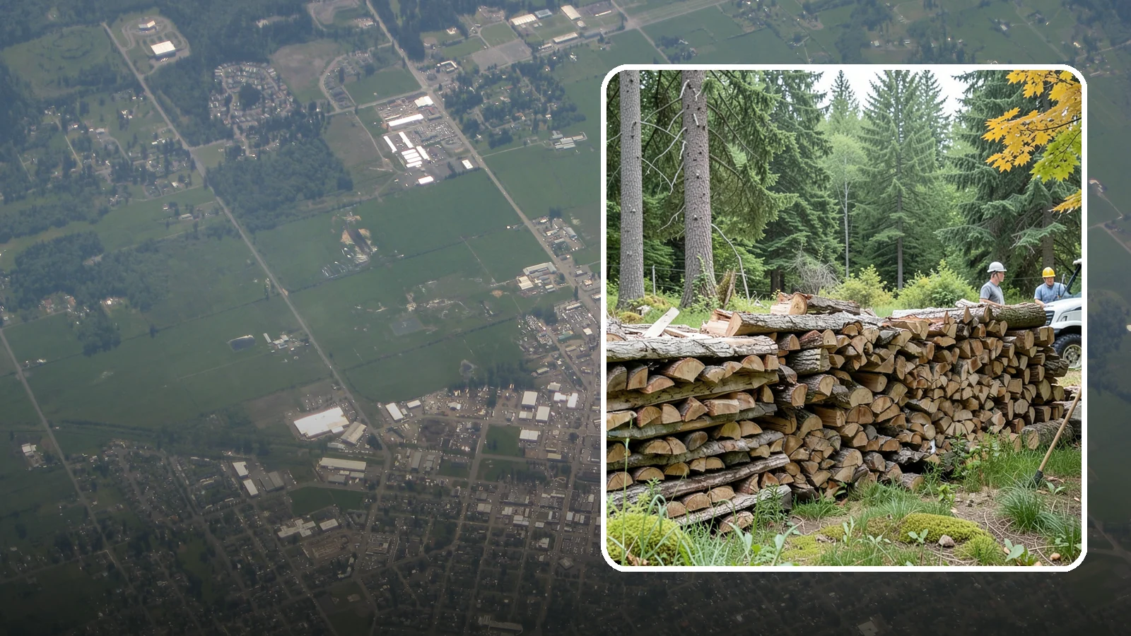 Firewood Area Cleanup in Enumclaw, King County, WA - We give your entire firewood zone a full reset, clearing debris, scraps, and clutter from top to bottom.