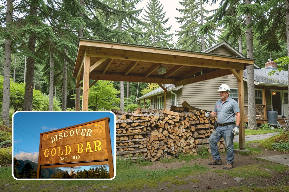 Firewood Area Cleanup in Gold Bar, Snohomish County, WA - Restores the whole firewood zone in one visit