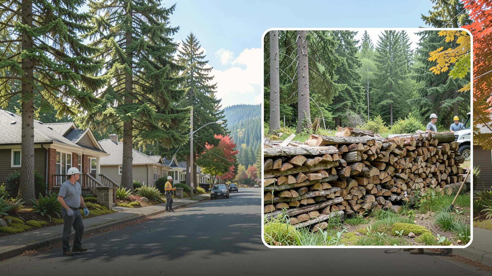 Firewood Area Cleanup in Hunts Point, King County, WA - We give your entire firewood zone a full reset, clearing debris, scraps, and clutter from top to bottom.
