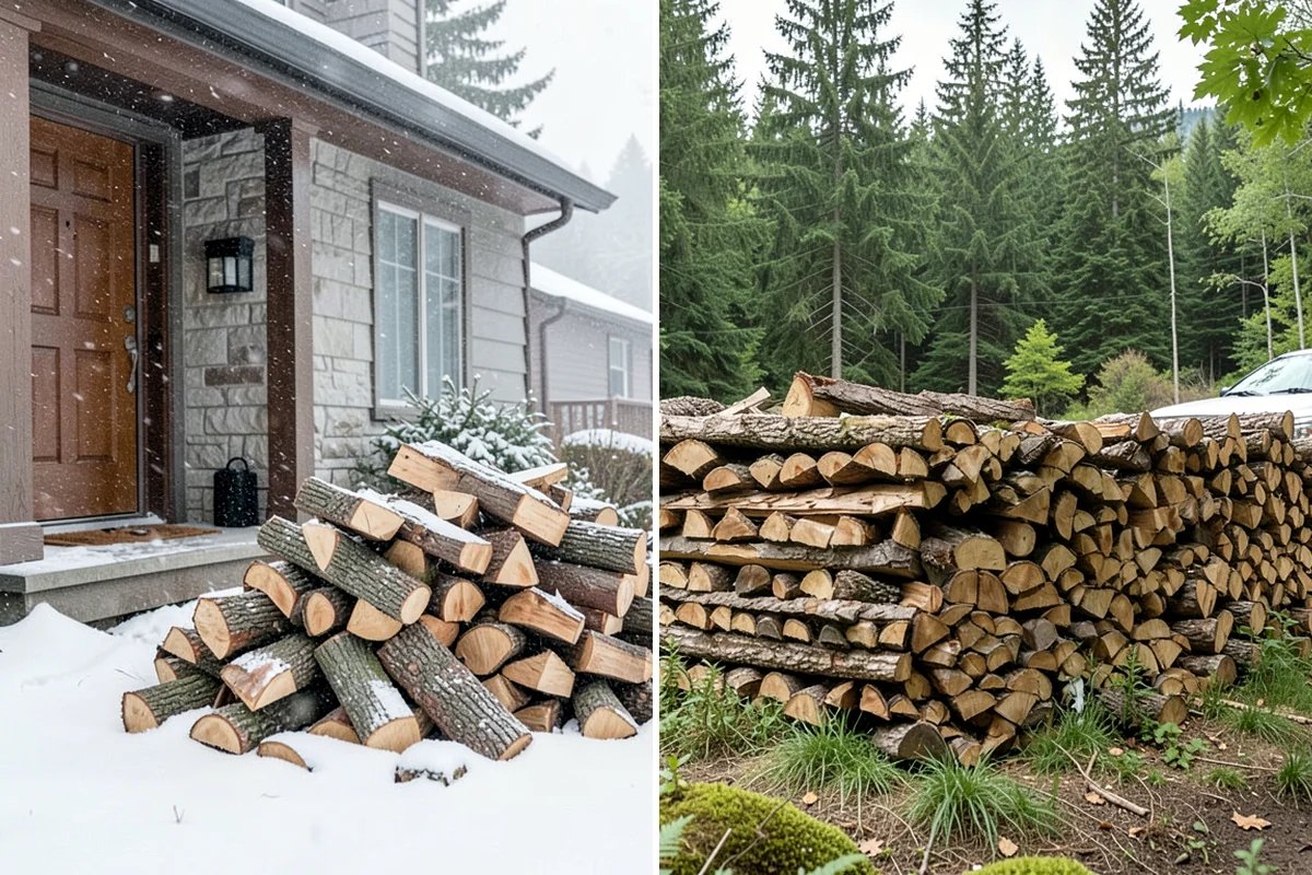 Firewood Area Cleanup in Hunts Point, King County, WA - Assess the full firewood area and note all the material to clear