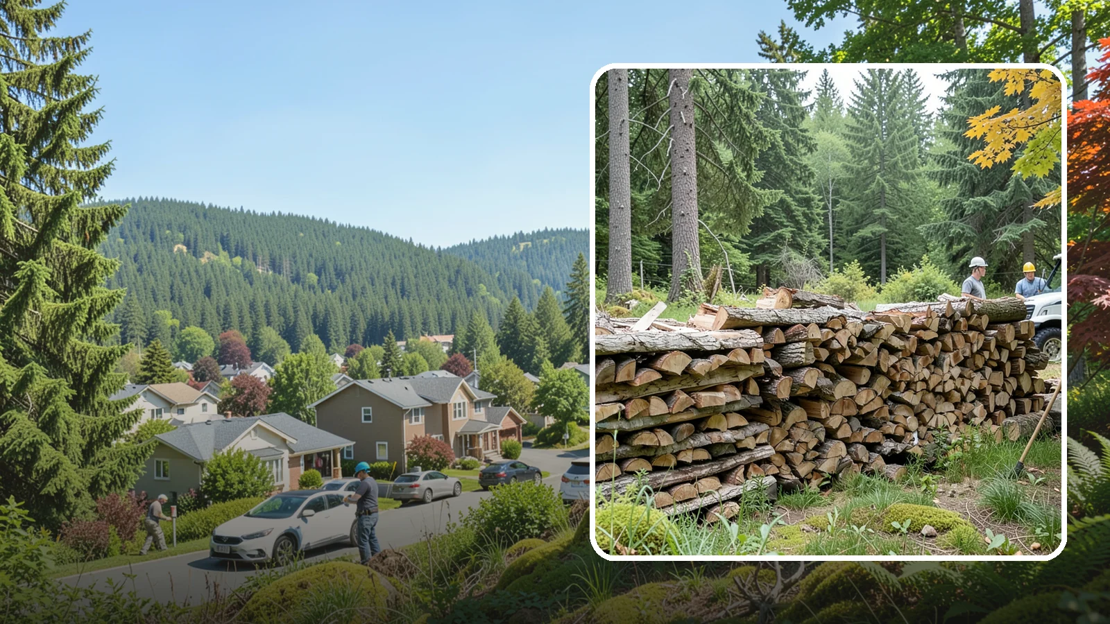 Firewood Area Cleanup in Index, Snohomish County, WA - We give your entire firewood zone a full reset, clearing debris, scraps, and clutter from top to bottom.
