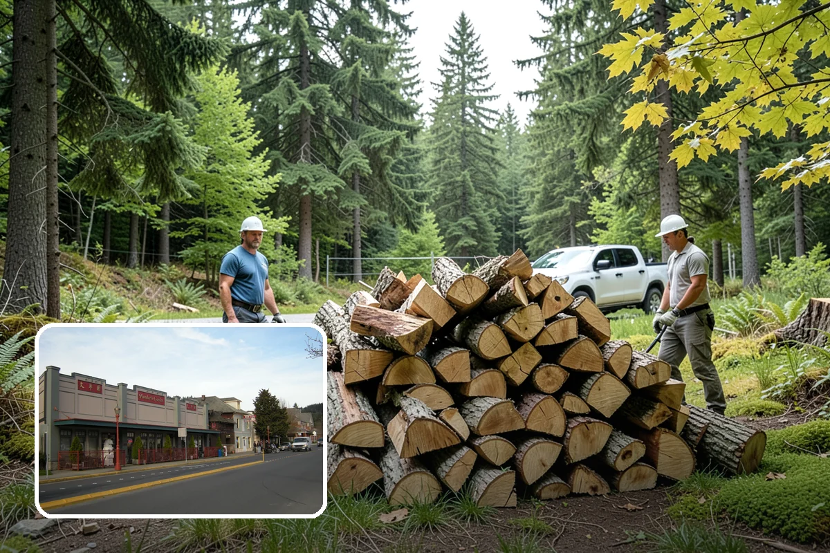 Firewood Area Cleanup in Issaquah, King County, WA - Restores the whole firewood zone in one visit