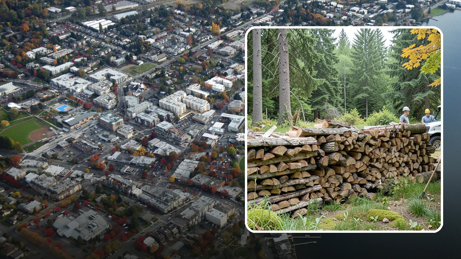 Firewood Area Cleanup in Kirkland, King County, WA - We give your entire firewood zone a full reset, clearing debris, scraps, and clutter from top to bottom.
