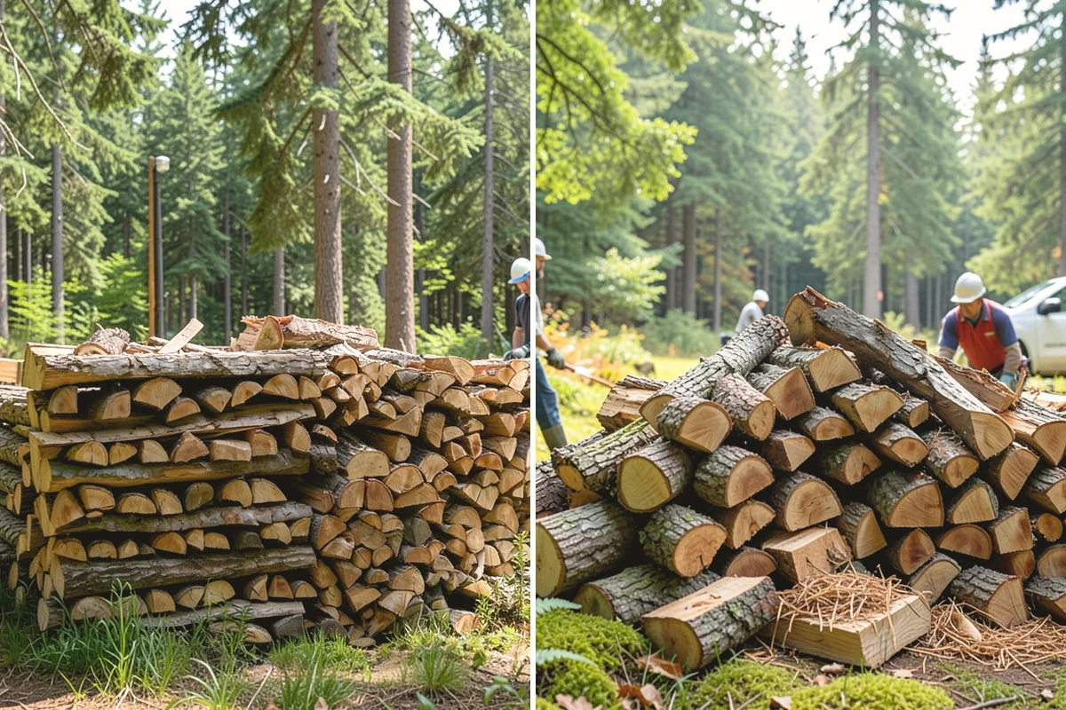 Firewood Area Cleanup in La Conner, Skagit County, WA - Assess the full firewood area and note all the material to clear