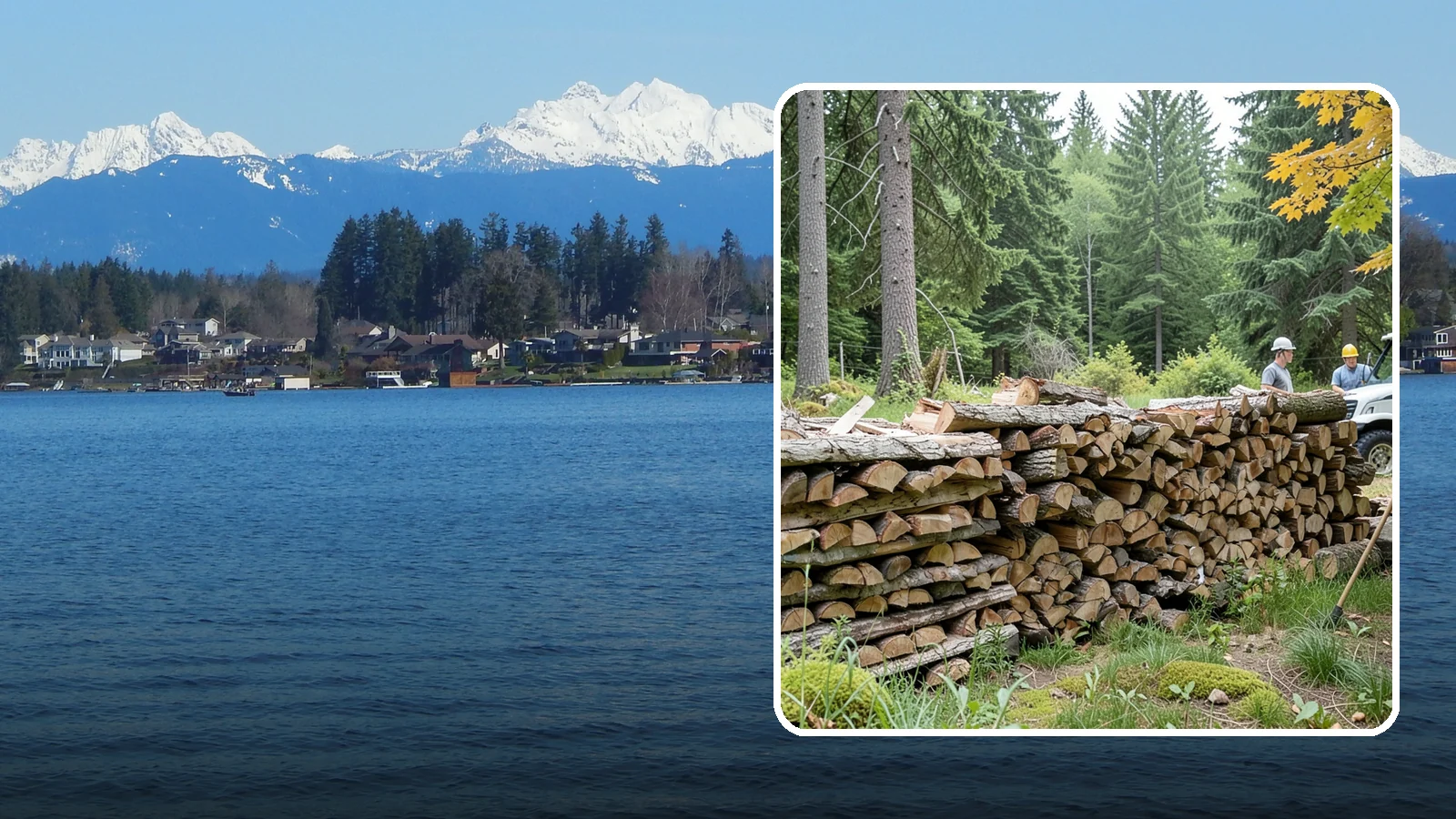 Firewood Area Cleanup in Lake Stevens, Snohomish County, WA - We give your entire firewood zone a full reset, clearing debris, scraps, and clutter from top to bottom.