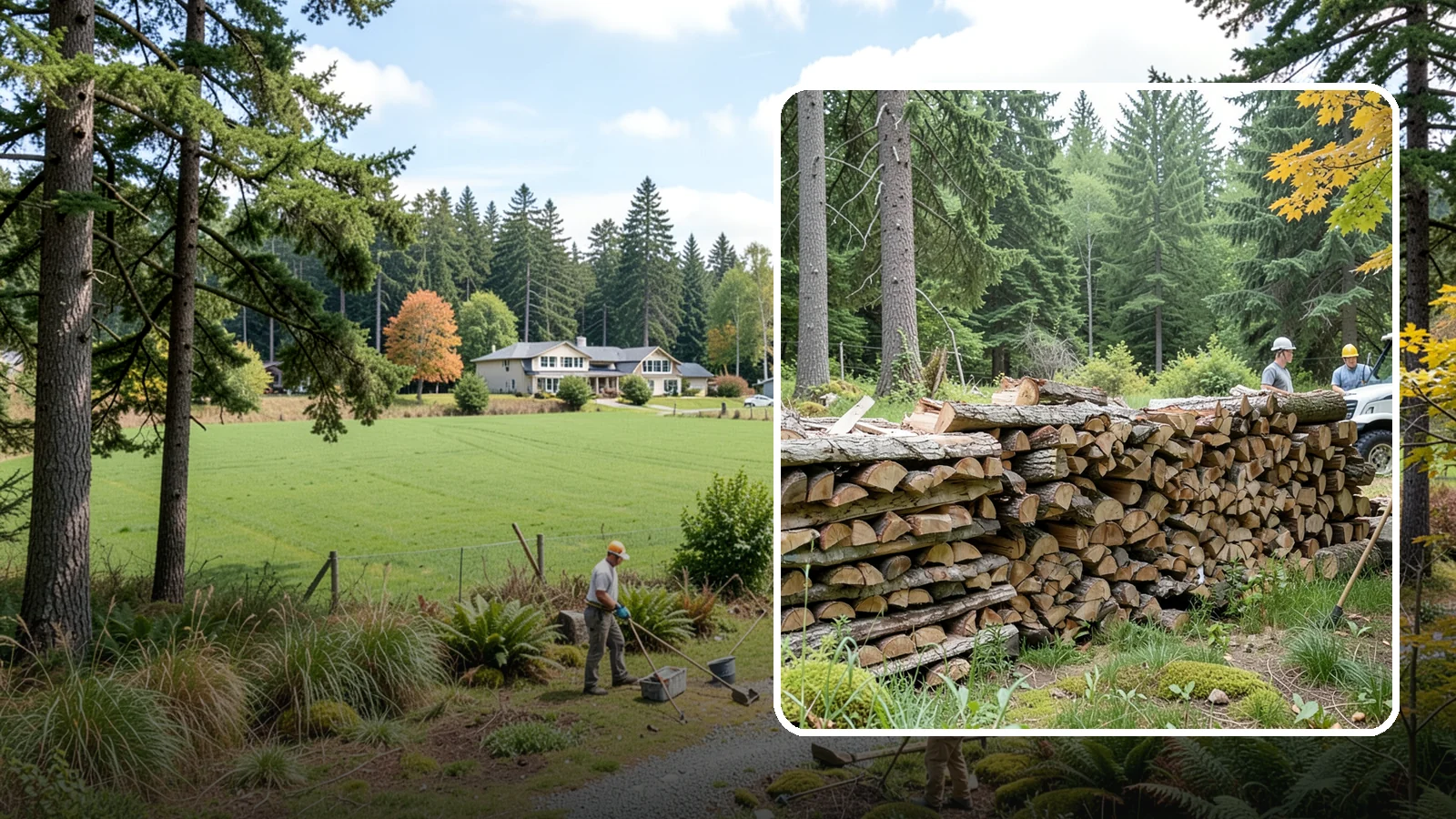 Firewood Area Cleanup in Lyman, WA - We give your entire firewood zone a full reset, clearing debris, scraps, and clutter from top to bottom.