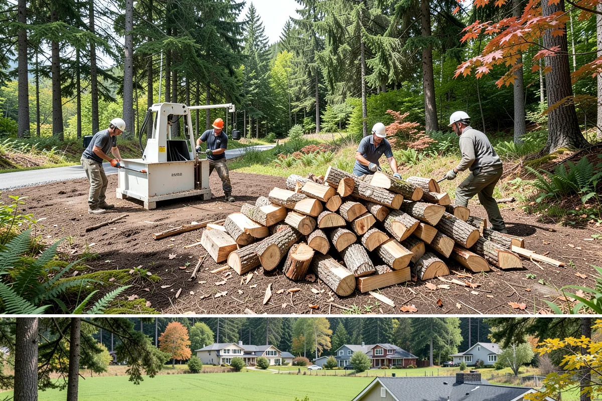 Firewood Area Cleanup in Lyman, WA - Early spring is the sweet spot for a full reset after winter, though a fall visit preps the space ahead of heating season.