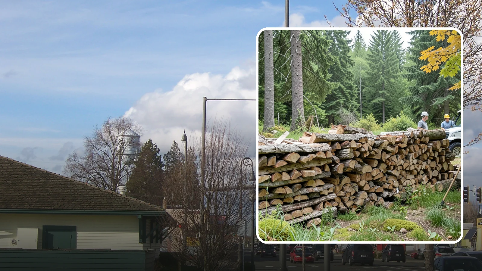 Firewood Area Cleanup in Marysville, Snohomish County, WA - We give your entire firewood zone a full reset, clearing debris, scraps, and clutter from top to bottom.