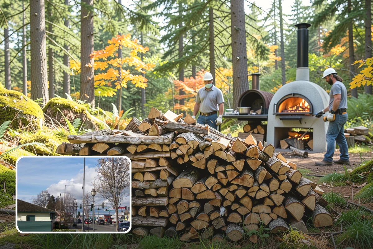Firewood Area Cleanup in Marysville, Snohomish County, WA - Restores the whole firewood zone in one visit