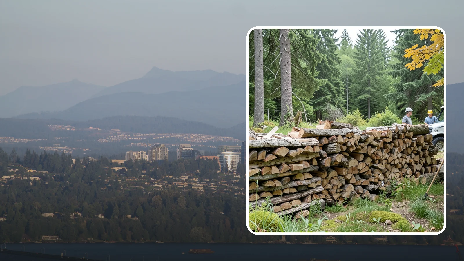 Firewood Area Cleanup in Medina, King County, WA - We give your entire firewood zone a full reset, clearing debris, scraps, and clutter from top to bottom.