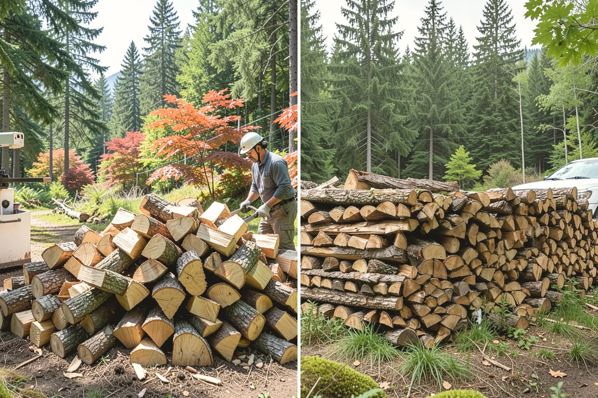 Firewood Area Cleanup in Mercer Island, King County, WA - Assess the full firewood area and note all the material to clear