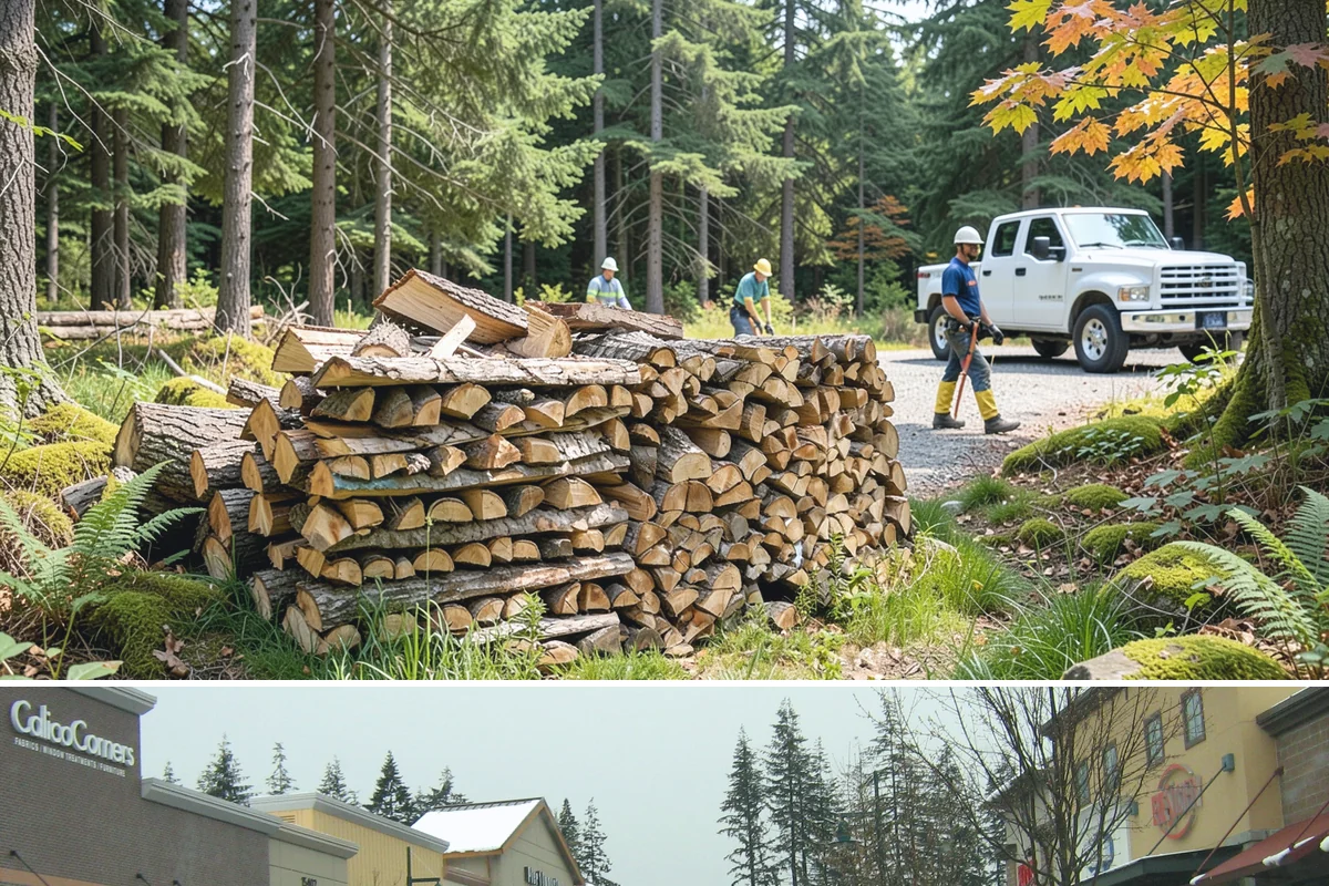 Firewood Area Cleanup in Mill Creek, Snohomish County, WA - Early spring is the sweet spot for a full reset after winter, though a fall visit preps the space ahead of heating season.