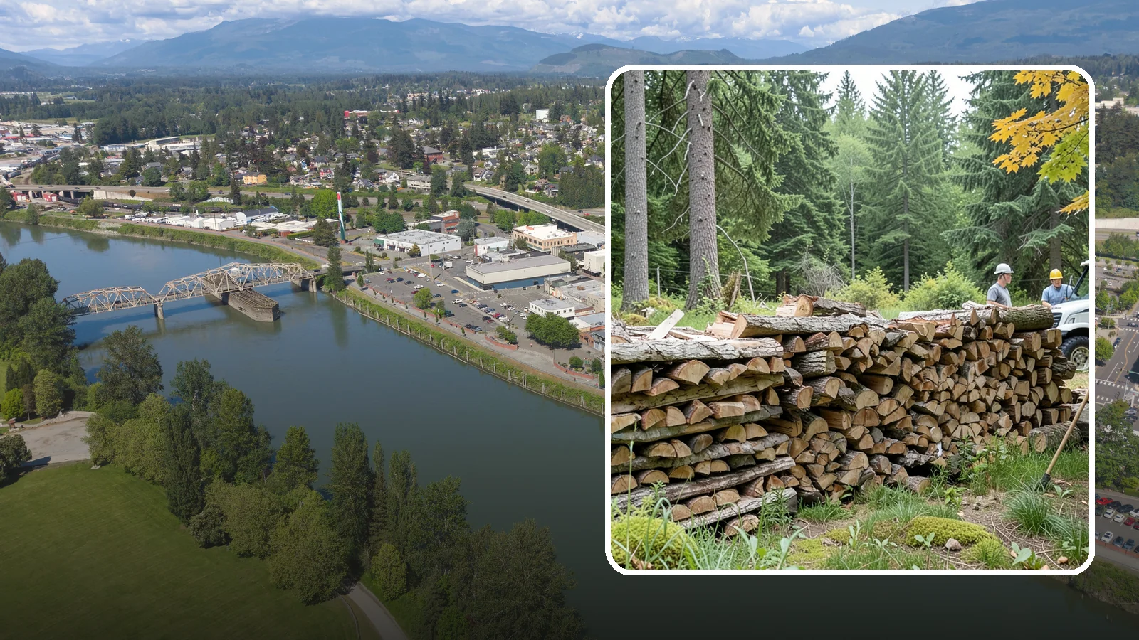 Firewood Area Cleanup in Mount Vernon, Skagit County, WA - We give your entire firewood zone a full reset, clearing debris, scraps, and clutter from top to bottom.