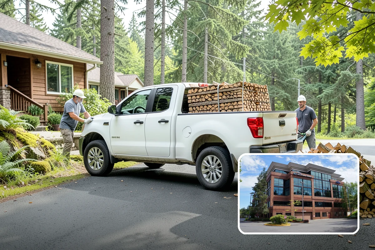 Firewood Area Cleanup in Mountlake Terrace, Snohomish County, WA - Restores the whole firewood zone in one visit