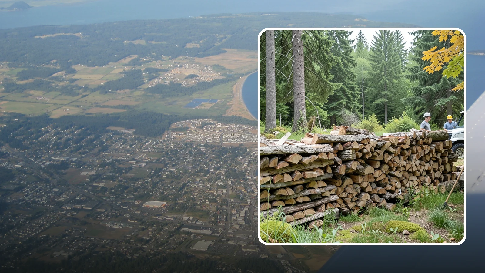 Firewood Area Cleanup in Oak Harbor, Island County, WA - We give your entire firewood zone a full reset, clearing debris, scraps, and clutter from top to bottom.