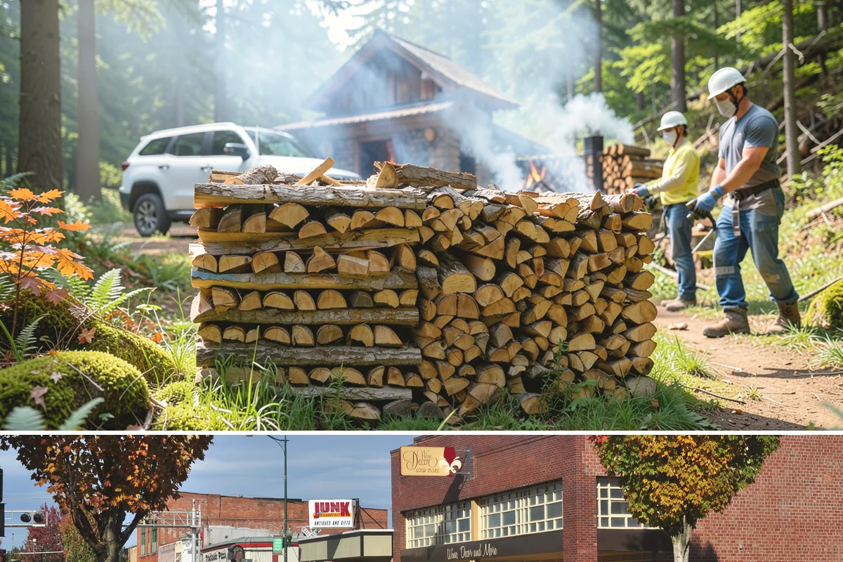 Firewood Area Cleanup in Puyallup, Pierce County, WA - Early spring is the sweet spot for a full reset after winter, though a fall visit preps the space ahead of heating season.