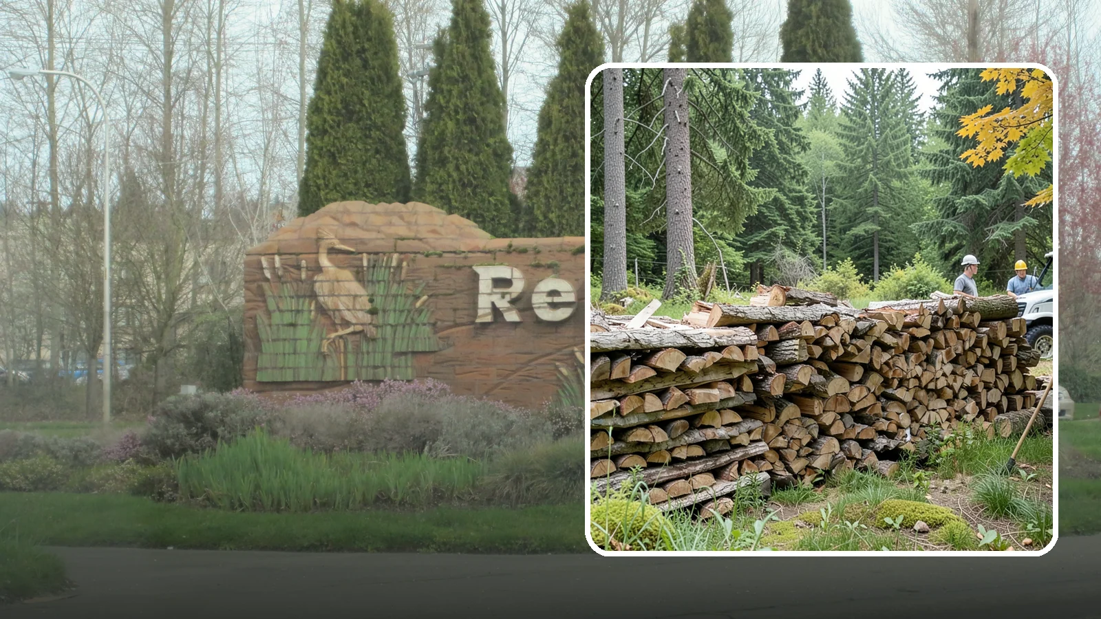 Firewood Area Cleanup in Renton, King County, WA - We give your entire firewood zone a full reset, clearing debris, scraps, and clutter from top to bottom.