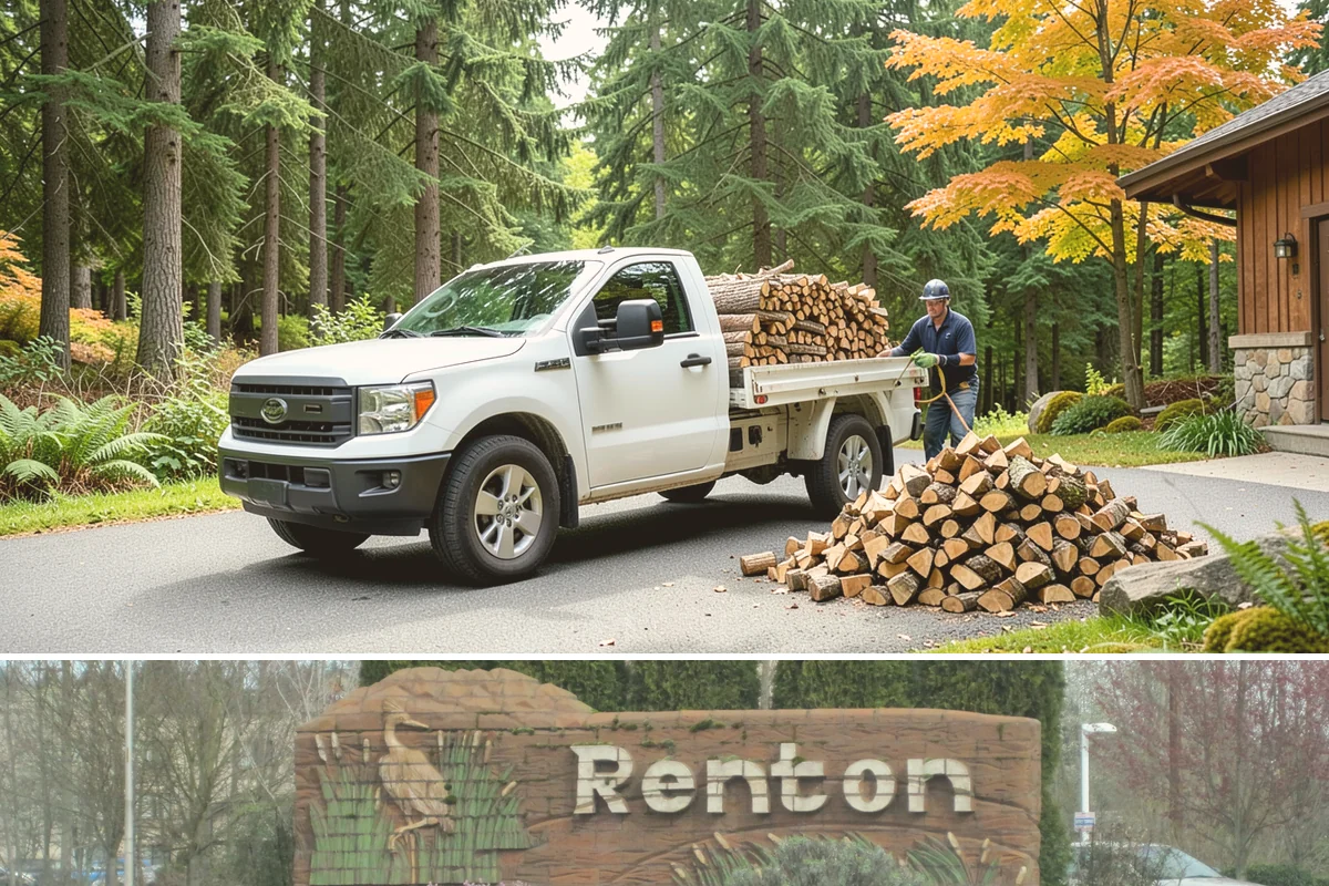 Firewood Area Cleanup in Renton, King County, WA - Early spring is the sweet spot for a full reset after winter, though a fall visit preps the space ahead of heating season.