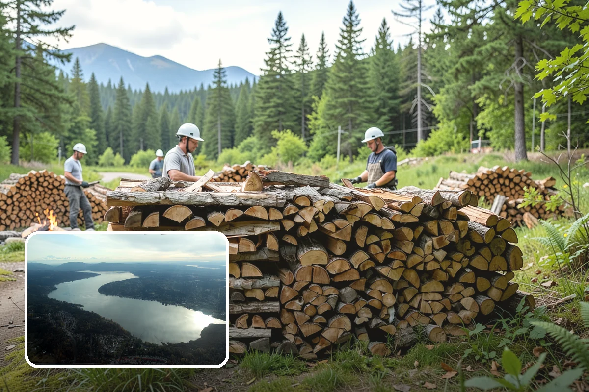 Firewood Area Cleanup in Sammamish, King County, WA - Restores the whole firewood zone in one visit
