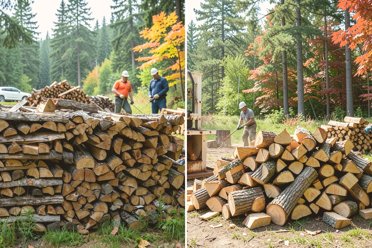Firewood Area Cleanup in Sammamish, King County, WA - Assess the full firewood area and note all the material to clear