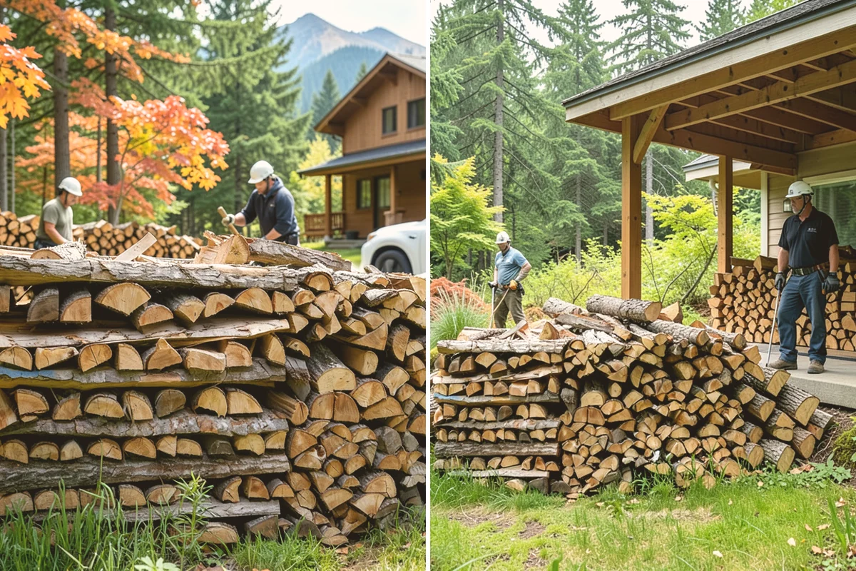 Firewood Area Cleanup in Snohomish, Snohomish County, WA - Assess the full firewood area and note all the material to clear