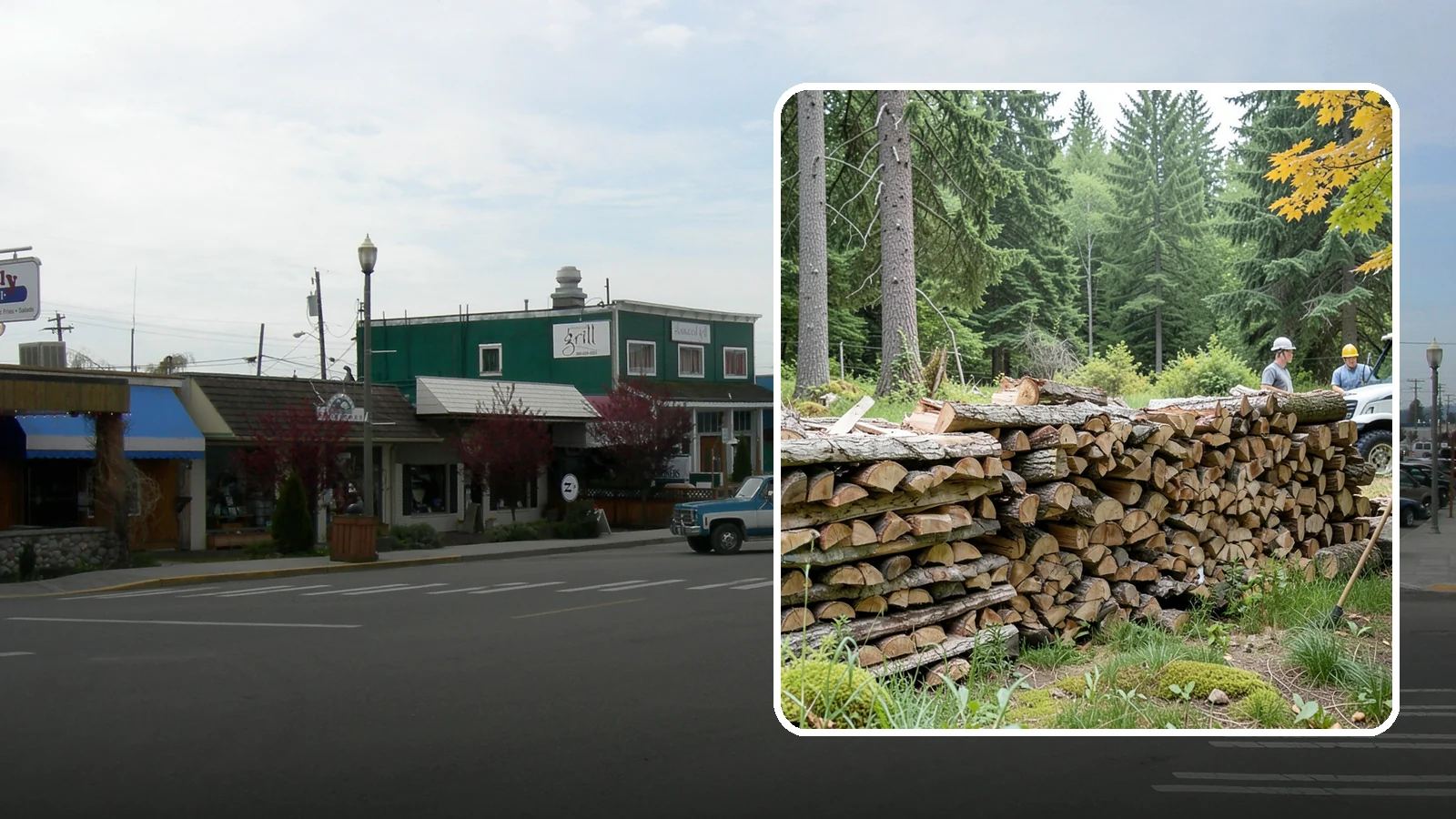 Firewood Area Cleanup in Stanwood, Snohomish County, WA - We give your entire firewood zone a full reset, clearing debris, scraps, and clutter from top to bottom.