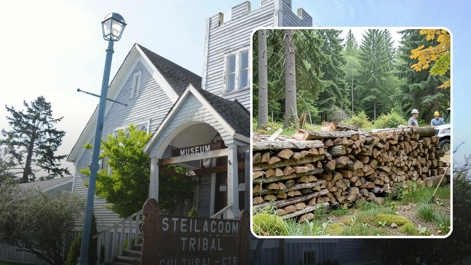 Firewood Area Cleanup in Steilacoom, Pierce County, WA - We give your entire firewood zone a full reset, clearing debris, scraps, and clutter from top to bottom.