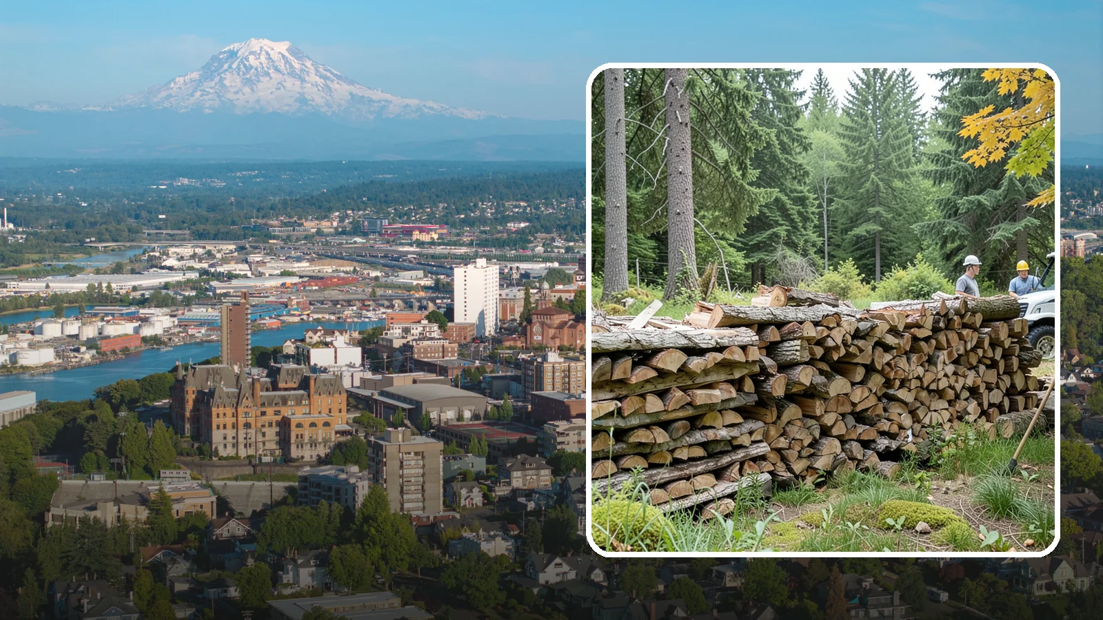 Firewood Area Cleanup in Tacoma, Pierce County, WA - We give your entire firewood zone a full reset, clearing debris, scraps, and clutter from top to bottom.
