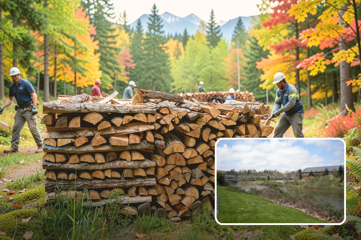 Firewood Area Cleanup in Tukwila, King County, WA - Restores the whole firewood zone in one visit
