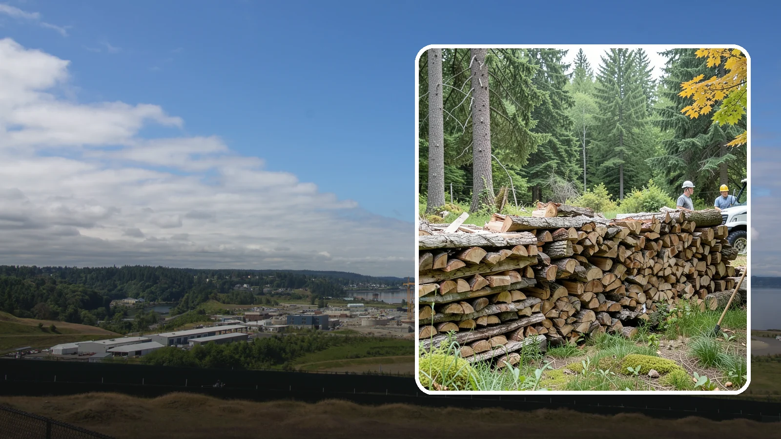 Firewood Area Cleanup in University Place, Pierce County, WA - We give your entire firewood zone a full reset, clearing debris, scraps, and clutter from top to bottom.