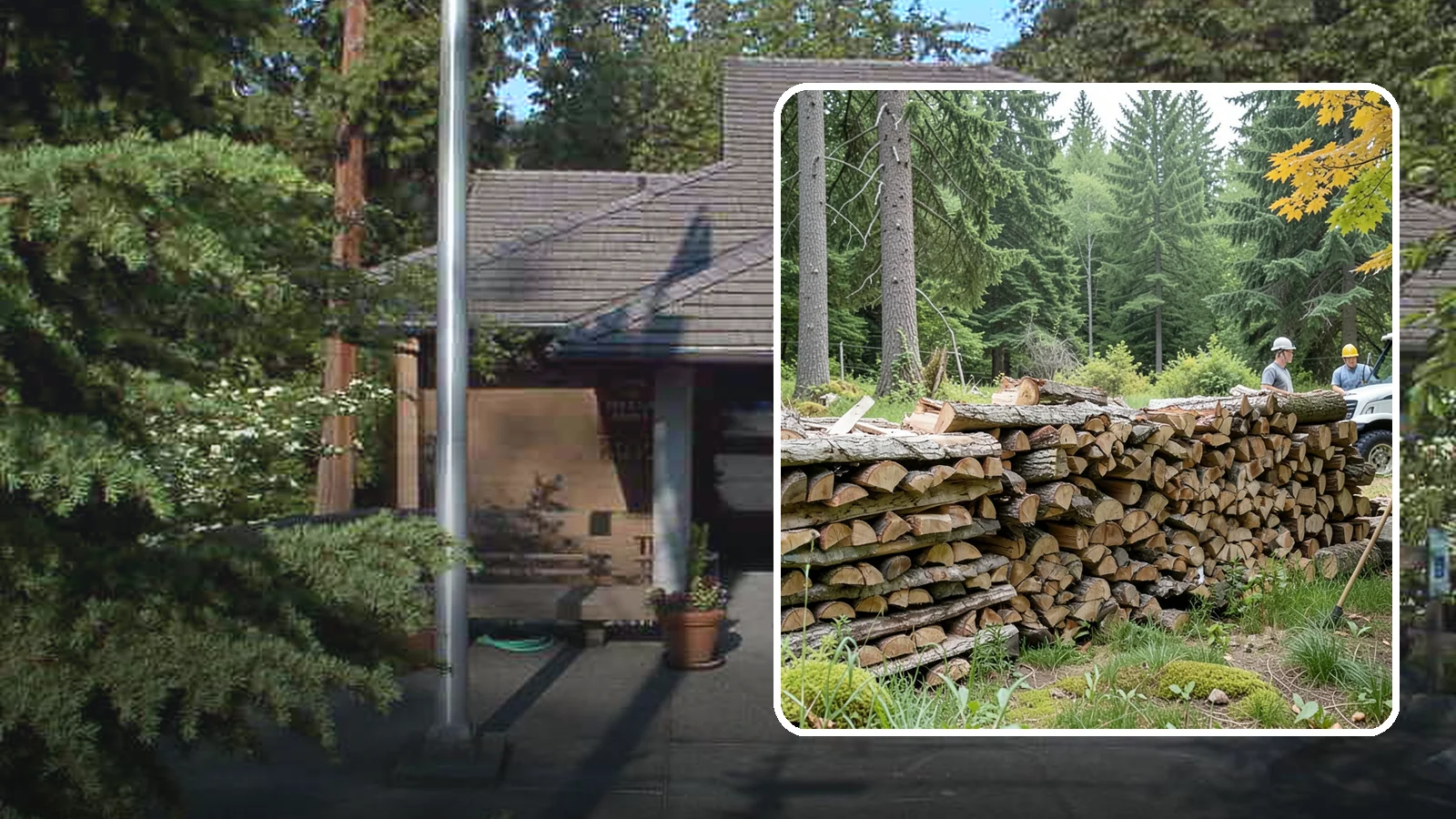 Firewood Area Cleanup in Yarrow Point, King County, WA - We give your entire firewood zone a full reset, clearing debris, scraps, and clutter from top to bottom.