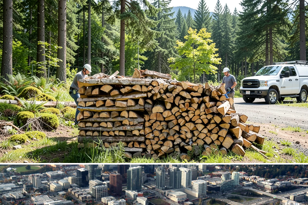 Firewood Consultation in Bellevue, King County, WA - Consult with us in late summer so your recommended supply is ordered and in place before winter.