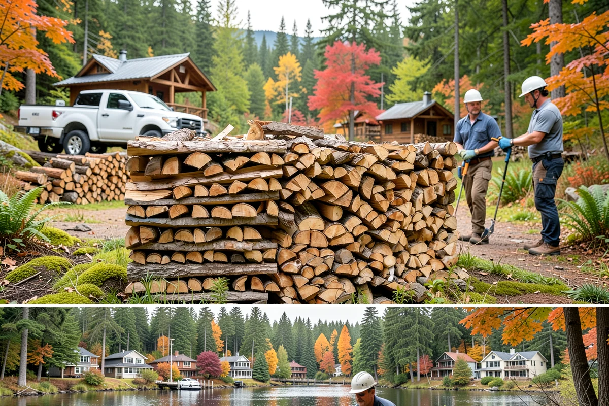 Firewood Consultation in La Conner, Skagit County, WA - Consult with us in late summer so your recommended supply is ordered and in place before winter.