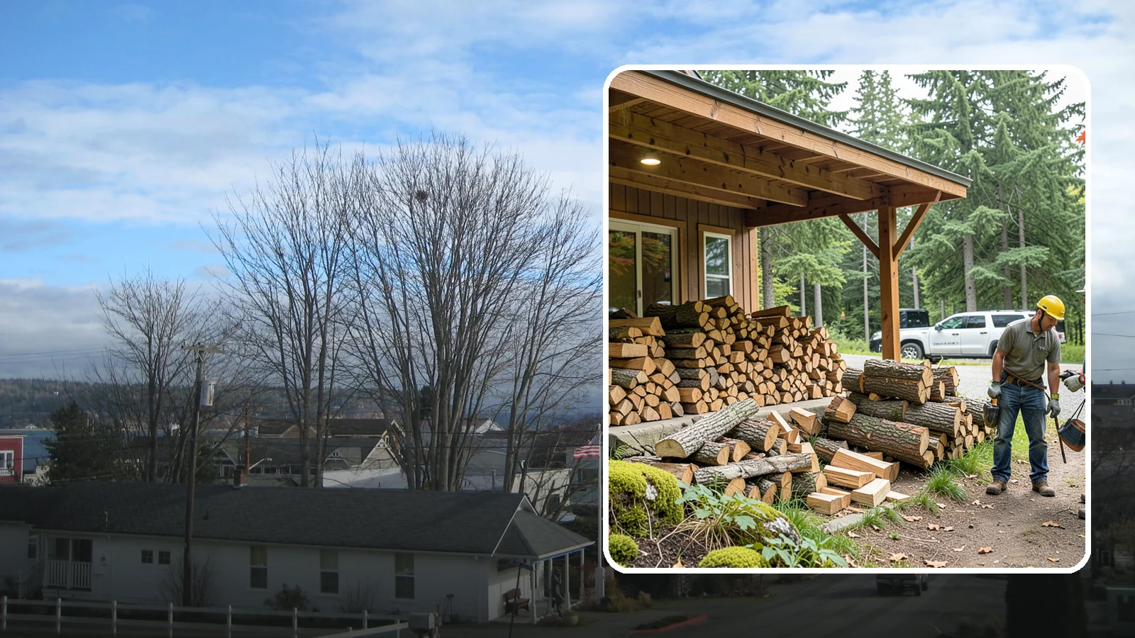 Firewood Consultation in Langley, Island County, WA - We help you figure out the right type, quantity, and delivery plan of firewood for your home, budget, and burning habits.