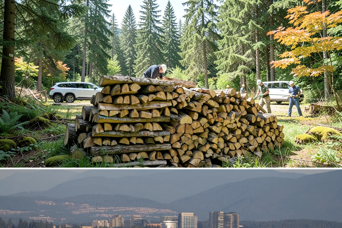 Firewood Consultation in Medina, King County, WA - Consult with us in late summer so your recommended supply is ordered and in place before winter.