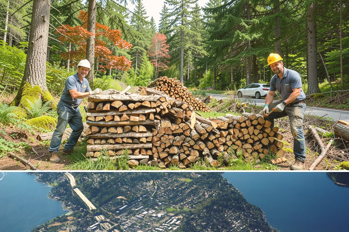 Firewood Consultation in Mercer Island, King County, WA - Consult with us in late summer so your recommended supply is ordered and in place before winter.