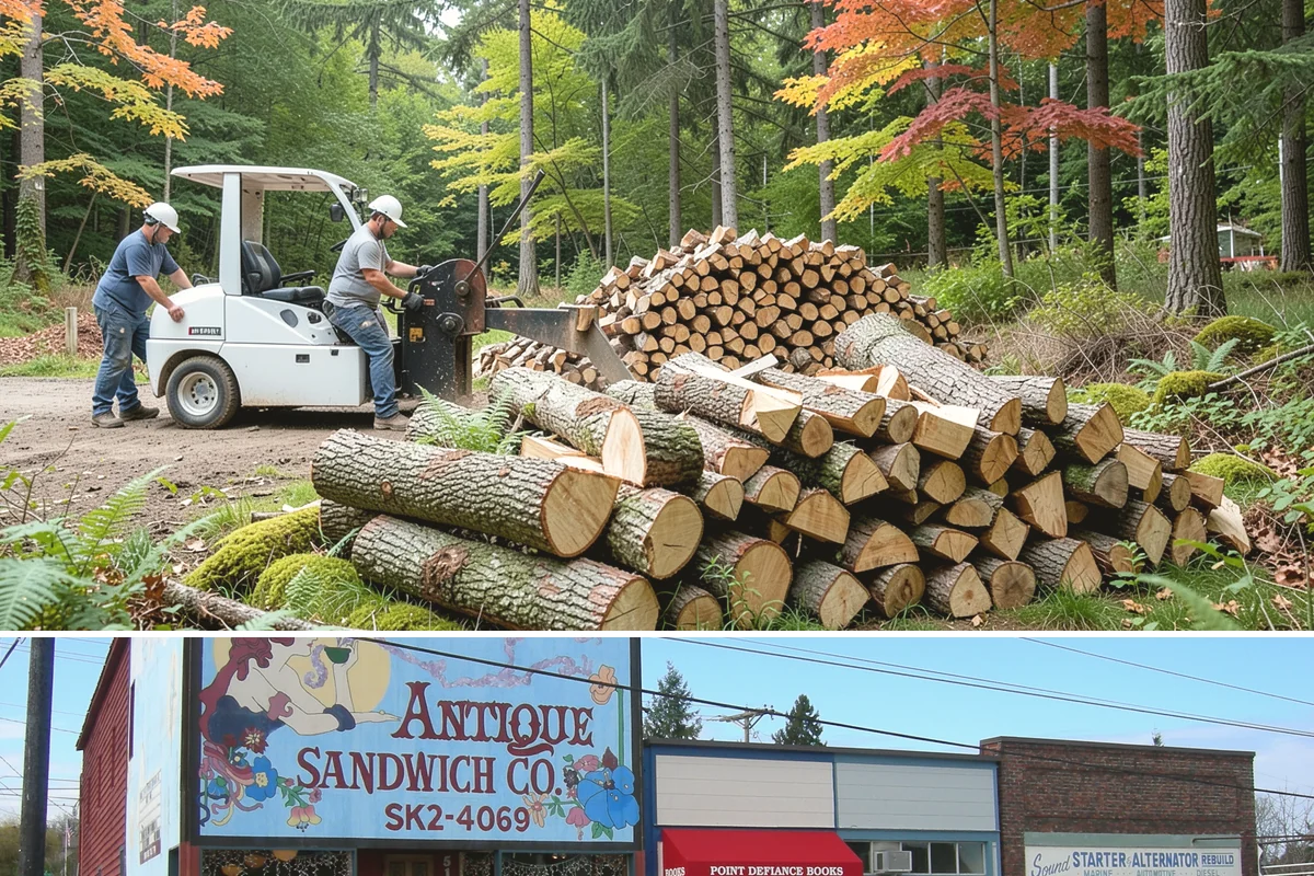 Firewood Consultation in Ruston, Pierce County, WA - Consult with us in late summer so your recommended supply is ordered and in place before winter.