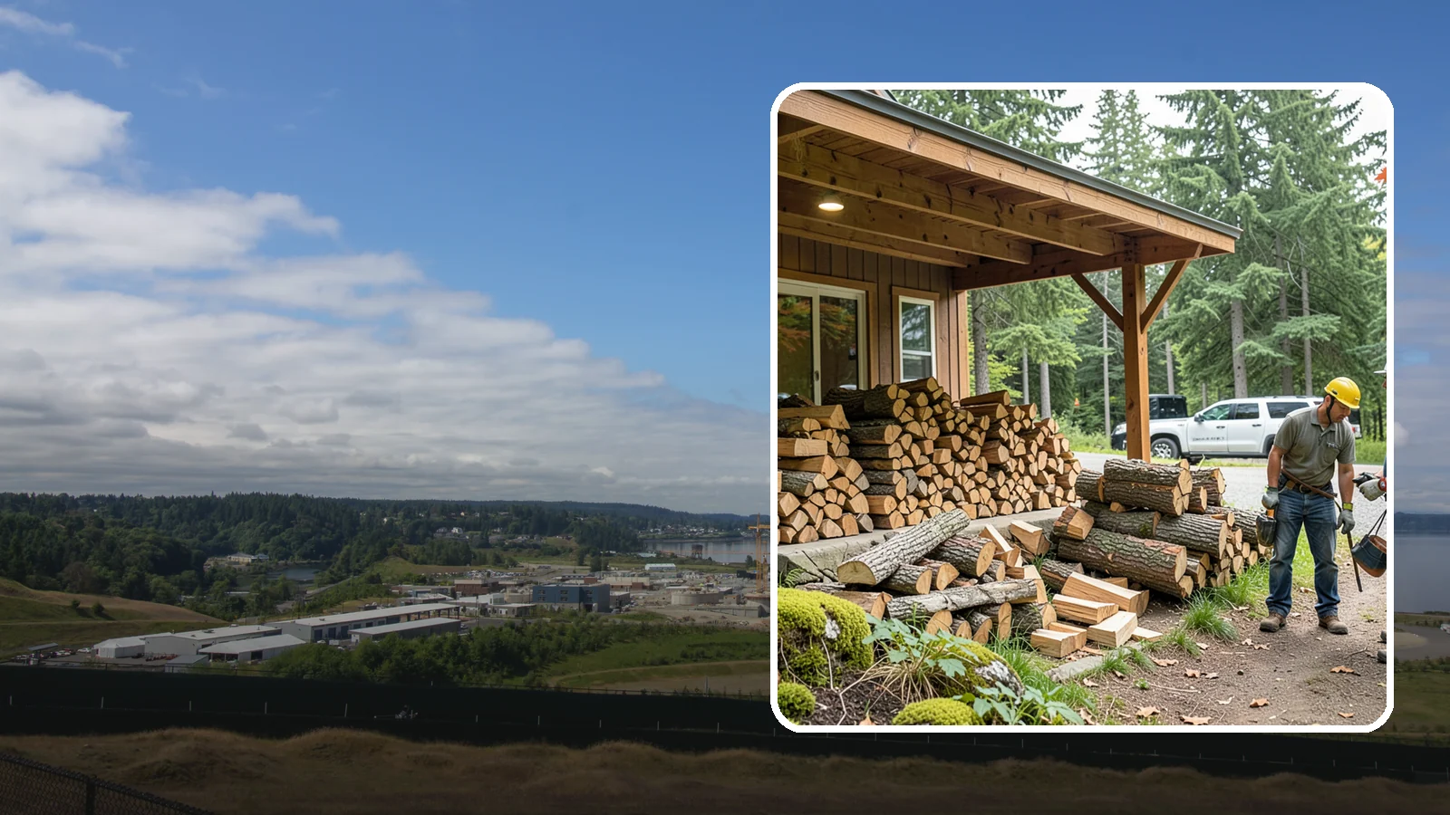 Firewood Consultation in University Place, Pierce County, WA - We help you figure out the right type, quantity, and delivery plan of firewood for your home, budget, and burning habits.