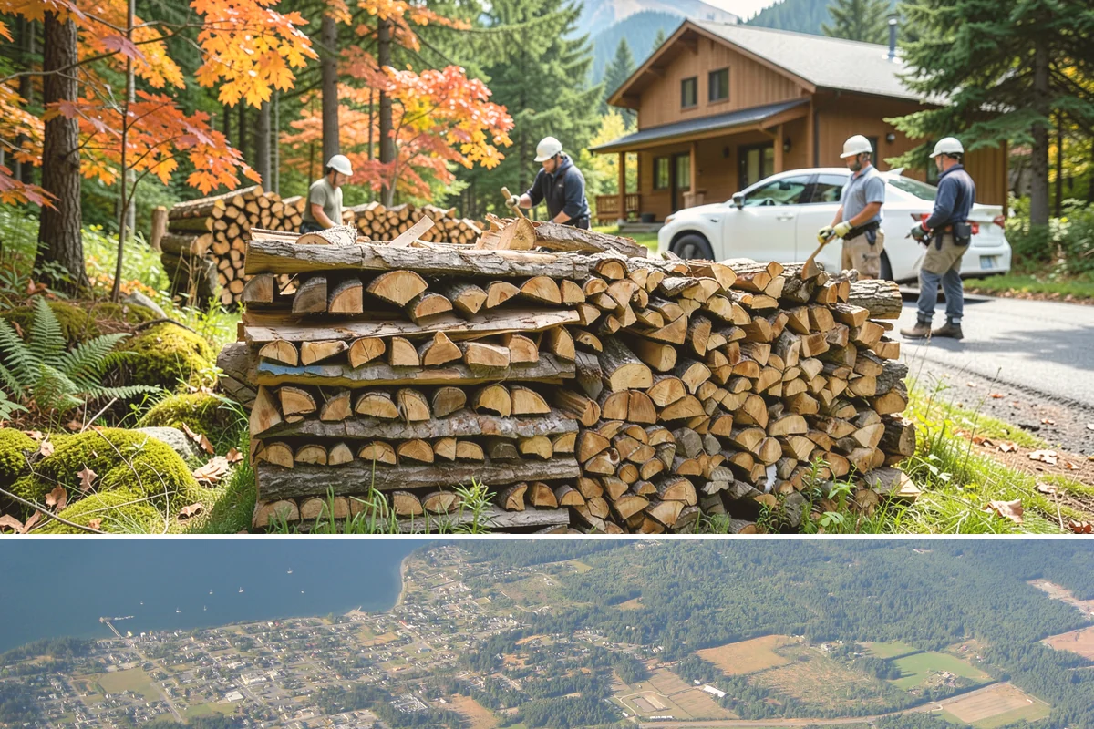 Firewood Consultations in Coupeville, Island County, WA - A great step in spring or summer when planning your seasoning and supply for the coming winter.