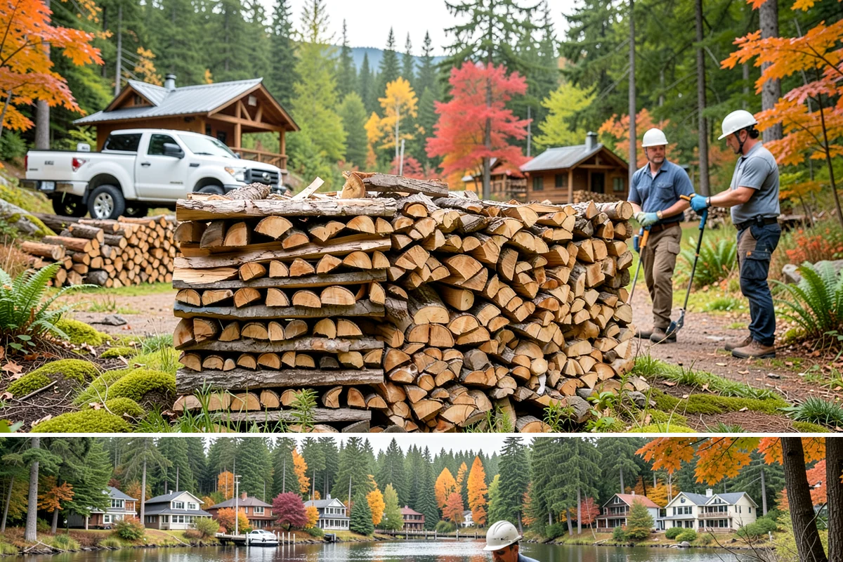Firewood Consultations in La Conner, Skagit County, WA - A great step in spring or summer when planning your seasoning and supply for the coming winter.