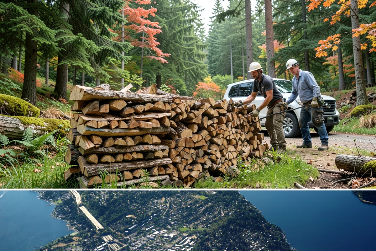 Firewood Consultations in Mercer Island, King County, WA - A great step in spring or summer when planning your seasoning and supply for the coming winter.