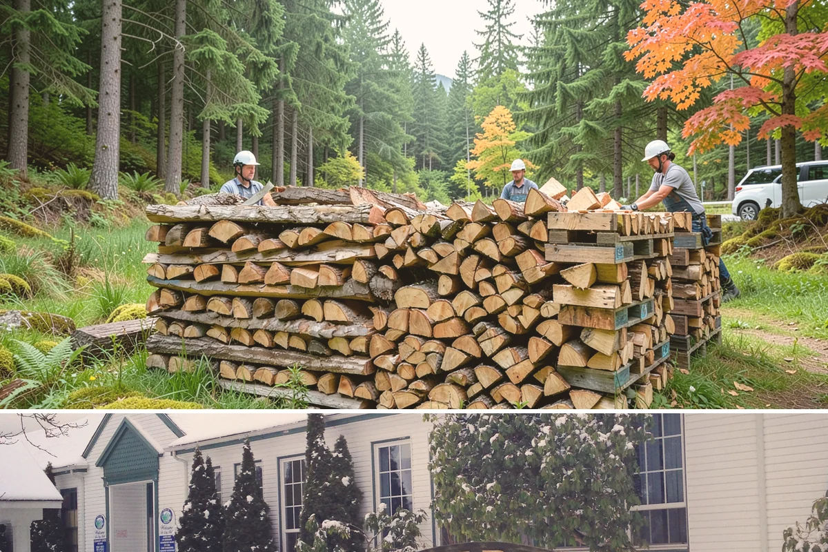 Firewood Consultations in Pacific, King County, WA - A great step in spring or summer when planning your seasoning and supply for the coming winter.