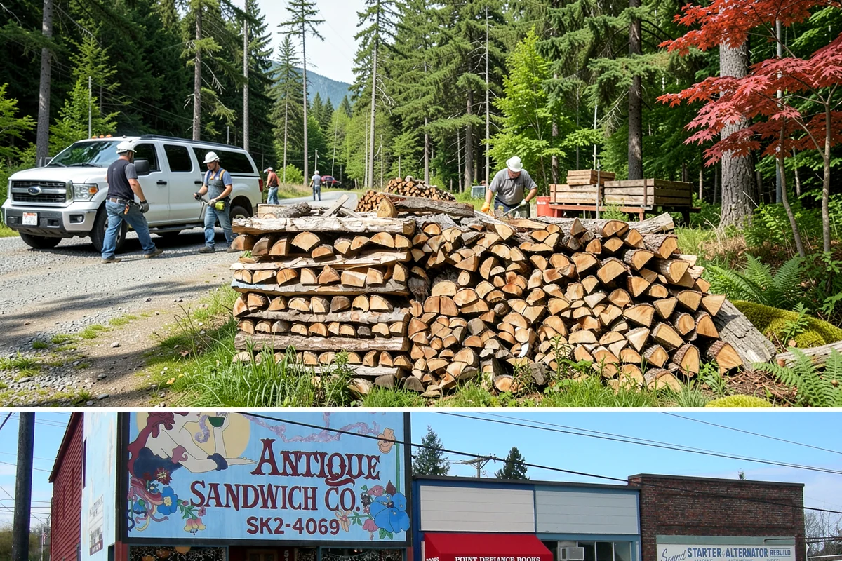 Firewood Consultations in Ruston, Pierce County, WA - A great step in spring or summer when planning your seasoning and supply for the coming winter.