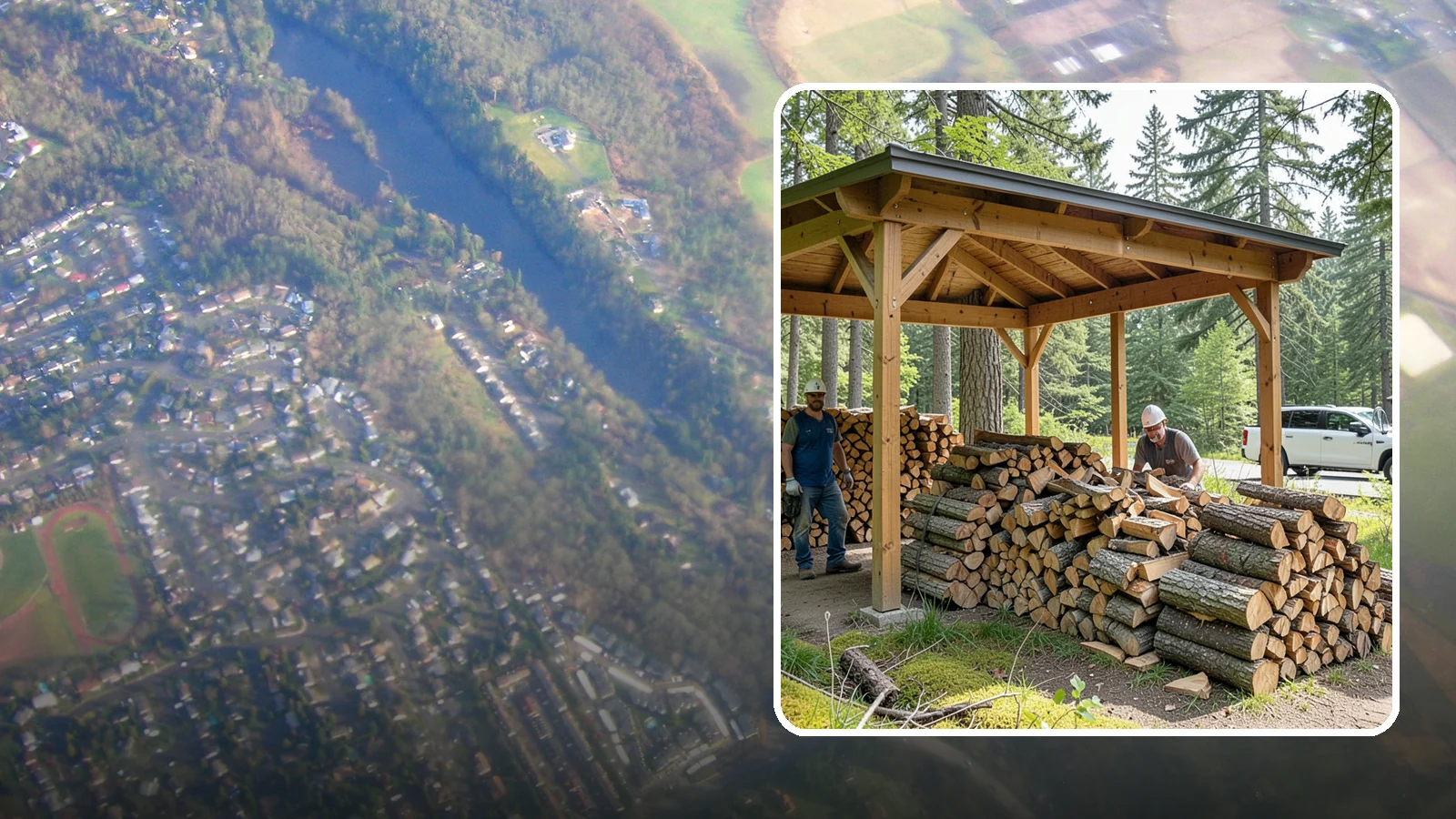 Firewood Covers in Algona, King County, WA - We provide weatherproof firewood covers that shield your stack from constant Pacific Northwest rain while still letting it...